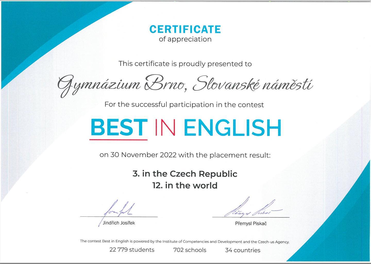 Best in English